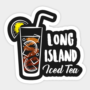 Long Island Iced Tea Cocktail Drink Sticker